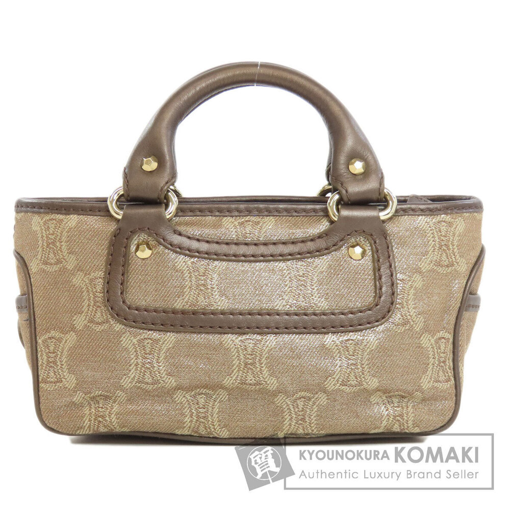 Celine Boogie Bag Canvas Handbag